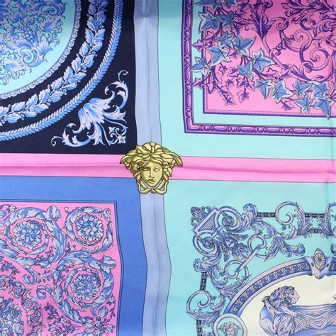 womens versace silk scarf|Versace silk scarf sale.